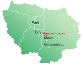 Carte rgion parisienne